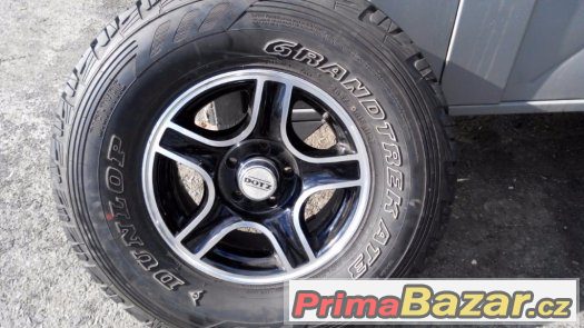 pneu DUNLOP GRANDTREK AT3 265/70 r15 na discích DOTZ – fotografie 4