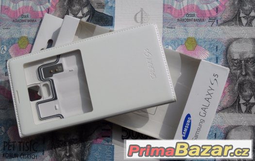 Samsung S5 G900 S-View Pouzdro Bílé.... – fotografie 3