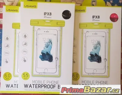 Vodotěsné pouzdro pro mobilní telefon do velikosti 5,5"