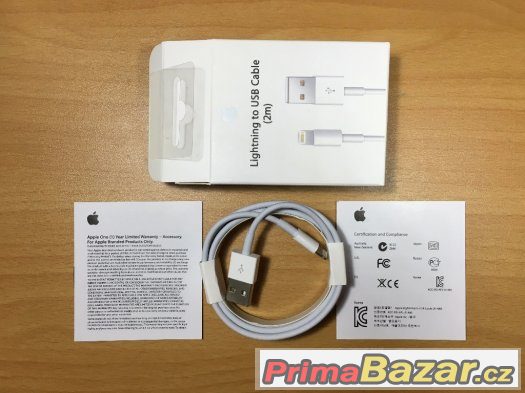 Apple Lightning kabel (2m) originál – fotografie 1