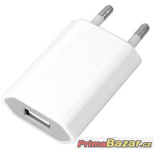 Univerzální USB síťový nabíjecí adaptér - bílý – fotografie 2