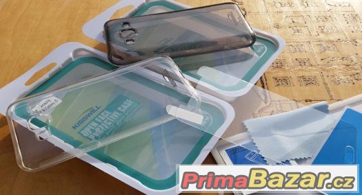 Samsung J7 (J710-2016) tvrzené Sklo + Pouzdro silikon TPU – fotografie 1