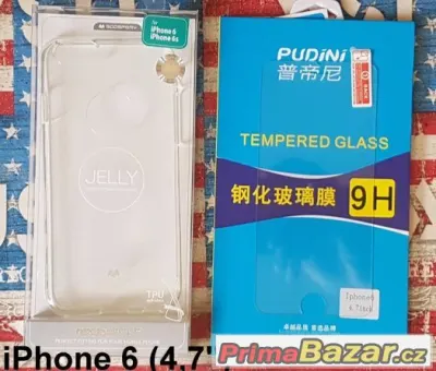 Apple iPhone 6 (4.7") SADA Sklo + Pouzdro silikon TPU