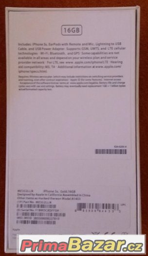 prodám iphone 5S 16GB – fotografie 3