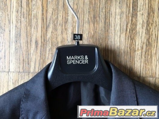 šedé sako MARKS&SPENCER – fotografie 3