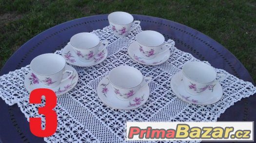 Ruzovy porcelan a nadobi – fotografie 3