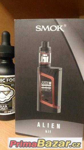 Cerveny Smok Alien 220W + liquid – fotografie 3