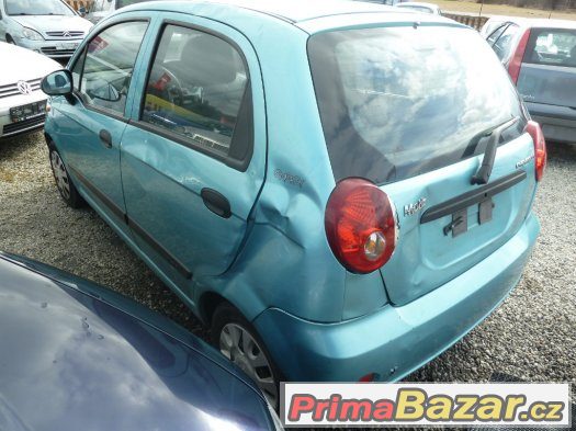 CHEVROLET MATIZ 1,0i 48 KW.R.V.2006.5 DVEŘÍ..KLIMA – fotografie 4
