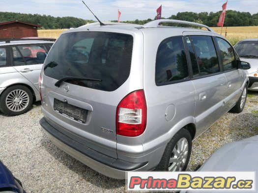 OPEL ZAFIRA 2,2 DTI, KLIMA..7 MÍST.R.V.2004.VELMI PĚKNÉ – fotografie 3