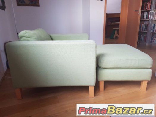 Křeslo Ikea s podnožkou ..TOP – fotografie 2