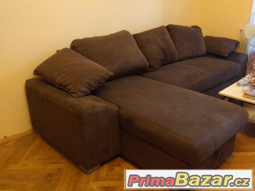 Sedačka do L s úložným prostorem – fotografie 1