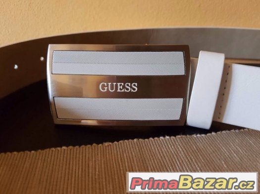 Opasek/pásek bílý GUESS unisex – fotografie 2