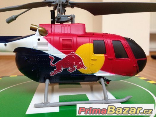 Red Bull RC vrtulník TOP STAV NOVÉ ZBOŽÍ NEJKRÁSNĚJŠÍ RC – fotografie 4