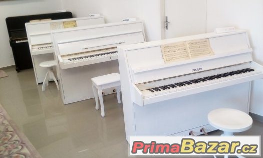 Prodám bílé pianino Cramer s dovozem 100km zdarma – fotografie 4
