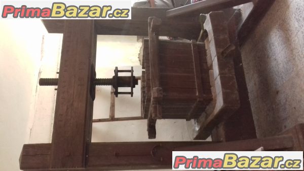 prodávat starožitný lisu na hrozny vylisovány – fotografie 8