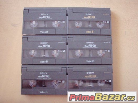 kazety Sony Video8 / Hi8 – fotografie 1