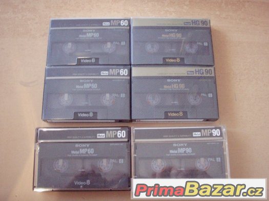 kazety Sony Video8 / Hi8 – fotografie 2