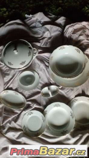 Luxusní jídelní porcelánová souprava - 26 dílů NOVÁ – fotografie 1