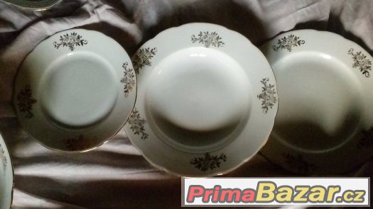 Luxusní jídelní porcelánová souprava - 26 dílů NOVÁ – fotografie 3