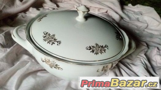Luxusní jídelní porcelánová souprava - 26 dílů NOVÁ – fotografie 4