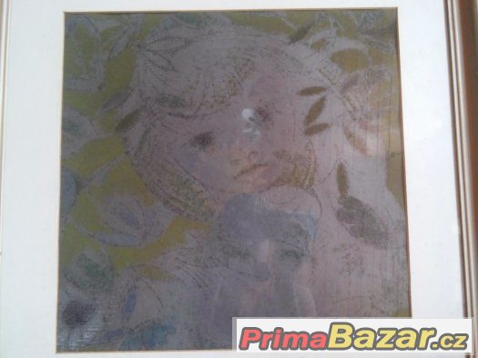 Obraz od malíře Bohumila Slámy-barevný pastel – fotografie 2
