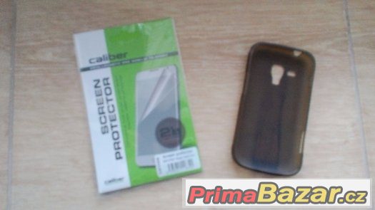 Gumový ochranný obal na telefon + ochranná fólie na displej – fotografie 1