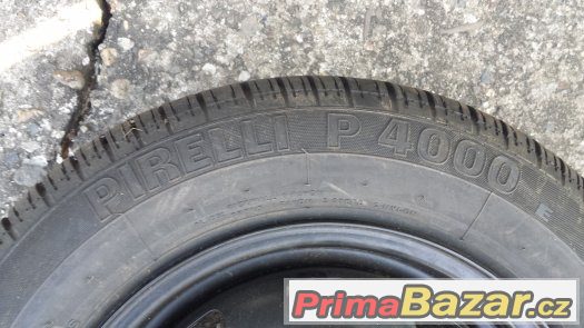 Plech. kolo 5,5Jx14, 5x100, díra 54, PIRELLI P4000 Toyota – fotografie 4