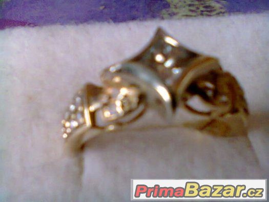 18 k zl prsten diamant princes – fotografie 3