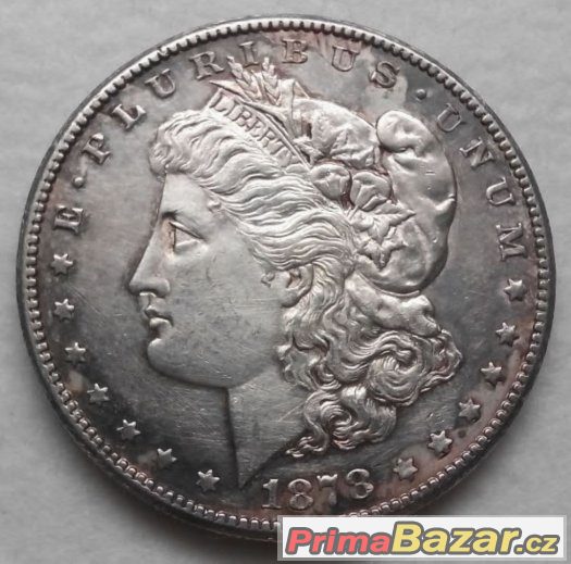 Ag Morgan Dollar 1878 S, USA - 407 – fotografie 2