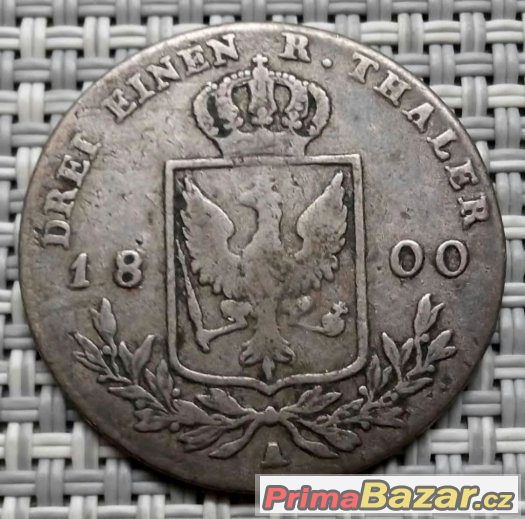 1/3 tolaru 1800 A, Friedrich Wilhelm III. - 354 – fotografie 1