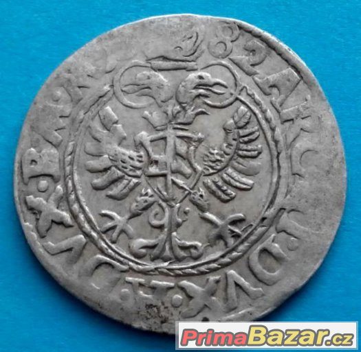 Bílý groš 1582, Rudolf II., Jáchymov - 057 – fotografie 1