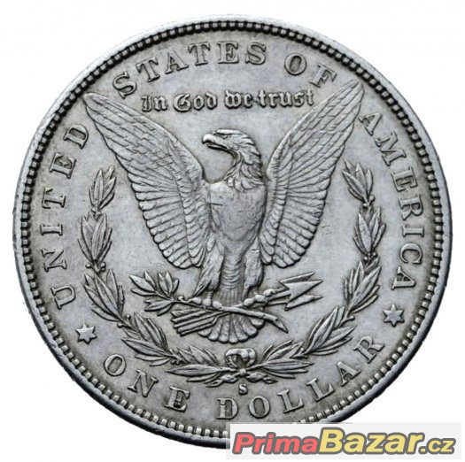 Ag Morgan Dollar 1880 S, USA - 168 – fotografie 1