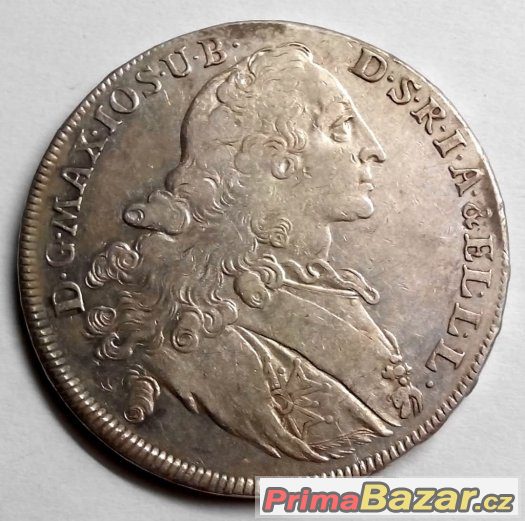 Tolar 1768, Maxmilián III. Josef, Bavorsko - 187 – fotografie 2