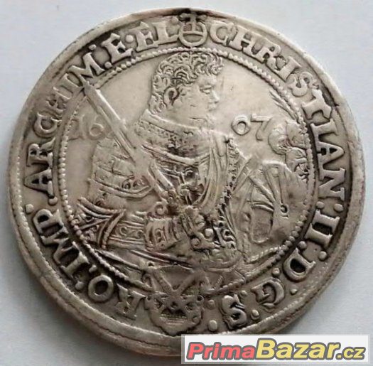 Tolar 1607 HR, Christian II., Sasko - M.14 – fotografie 1