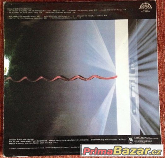 vinylové LP Chris de Burgh - Man on the line – fotografie 2