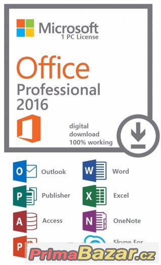 Microsoft Office 2016 Professional Plus RETAIL – fotografie 1