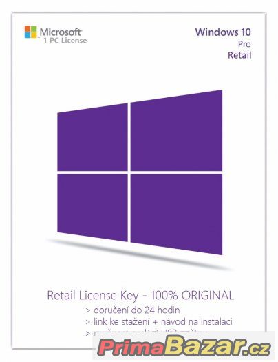 Windows 10 Pro RETAIL – fotografie 1