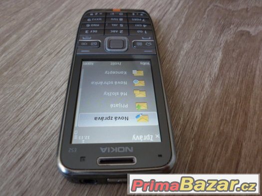 Nokia E52, 3.2MPx, perfektní stav, plně funkční, stříbrná – fotografie 5