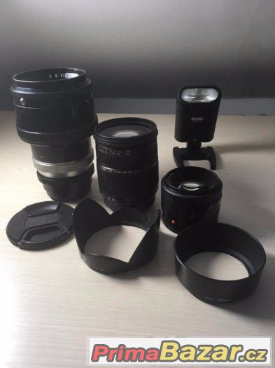 Tamron 28-75mm,Sony 50mm,Carl Zeiss 180mm,blesk Metz – fotografie 1