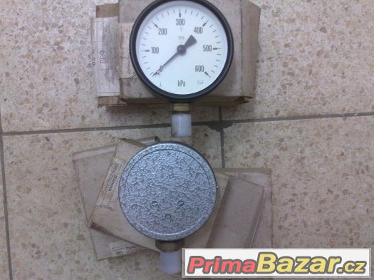 manometry 100mm, 0-600kPa, M20x1,5- NOVÉ, LEVNÉ – fotografie 3