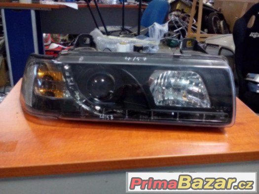 Přední LED čiré světlomety na BMW E36 – fotografie 2