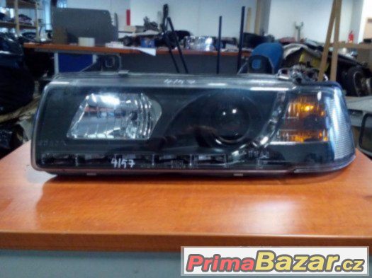 Přední LED čiré světlomety na BMW E36 – fotografie 3