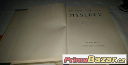 Prodám knihu Josef Václav Myslbek. Autor Vojtěch Volavka  – fotografie 2