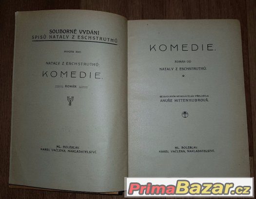 Prodám  Komedie román od Nataly z Eschstruthů – fotografie 2