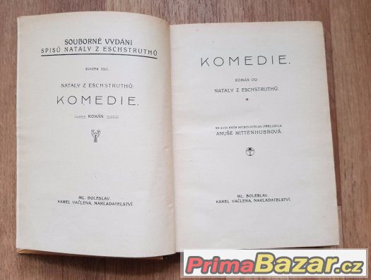 Prodám  Komedie román od Nataly z Eschstruthů – fotografie 3