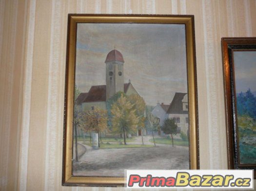 Josef Bartůněk-orig.olej na plátně 1933 – fotografie 1