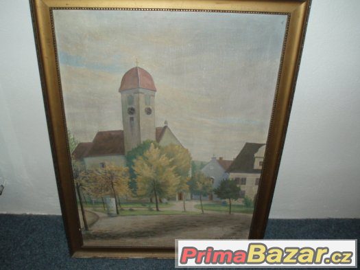 Josef Bartůněk-orig.olej na plátně 1933 – fotografie 4