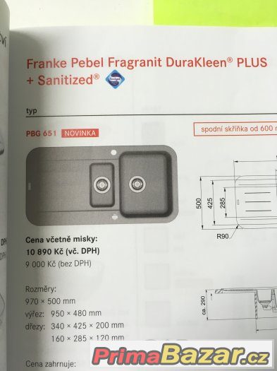 Franke dřez PBG 651 onyx černý – fotografie 4
