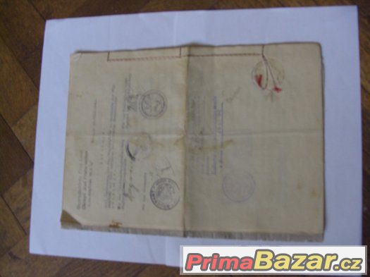 Kupní smlouva z roku 1942 – fotografie 2