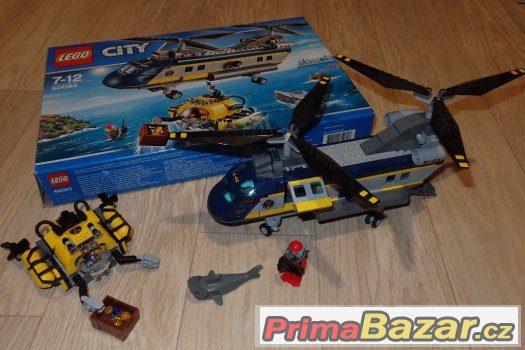 Velké Lego City 60093 Vrtulník pro hlubinný mořský výzkum – fotografie 1